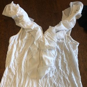 Ruffle dressy blouse